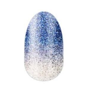 Color Street Arctic Evening Nail Polish Strips Blue Silver Ombre FDG187